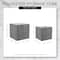 DII® 11" Nonwoven Polyester Small Dots Storage Cubes, 4ct.